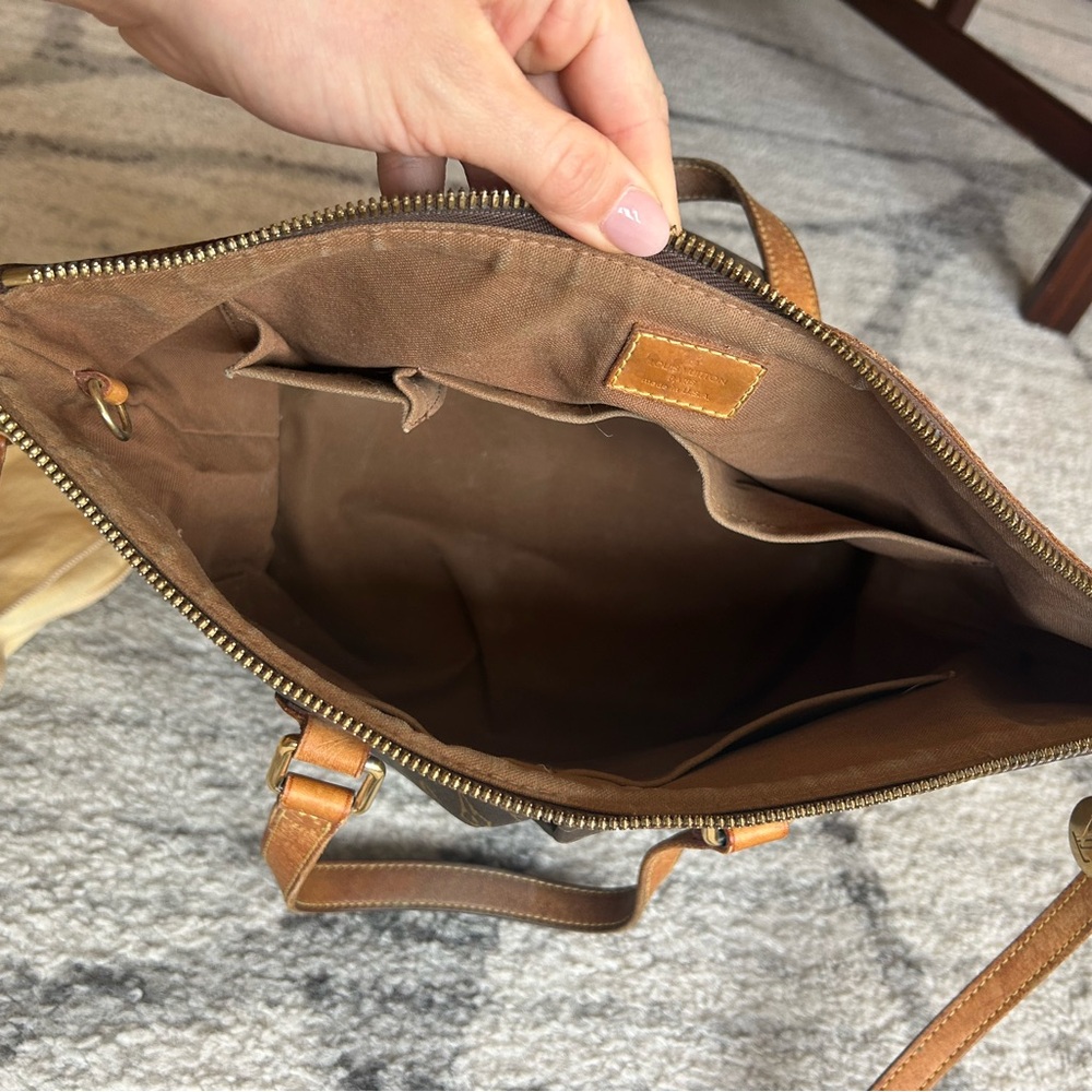 Louis Vuitton Monogram Palermo PM Shoulder Bag w/ Strap Brown - Picture 6 of 17